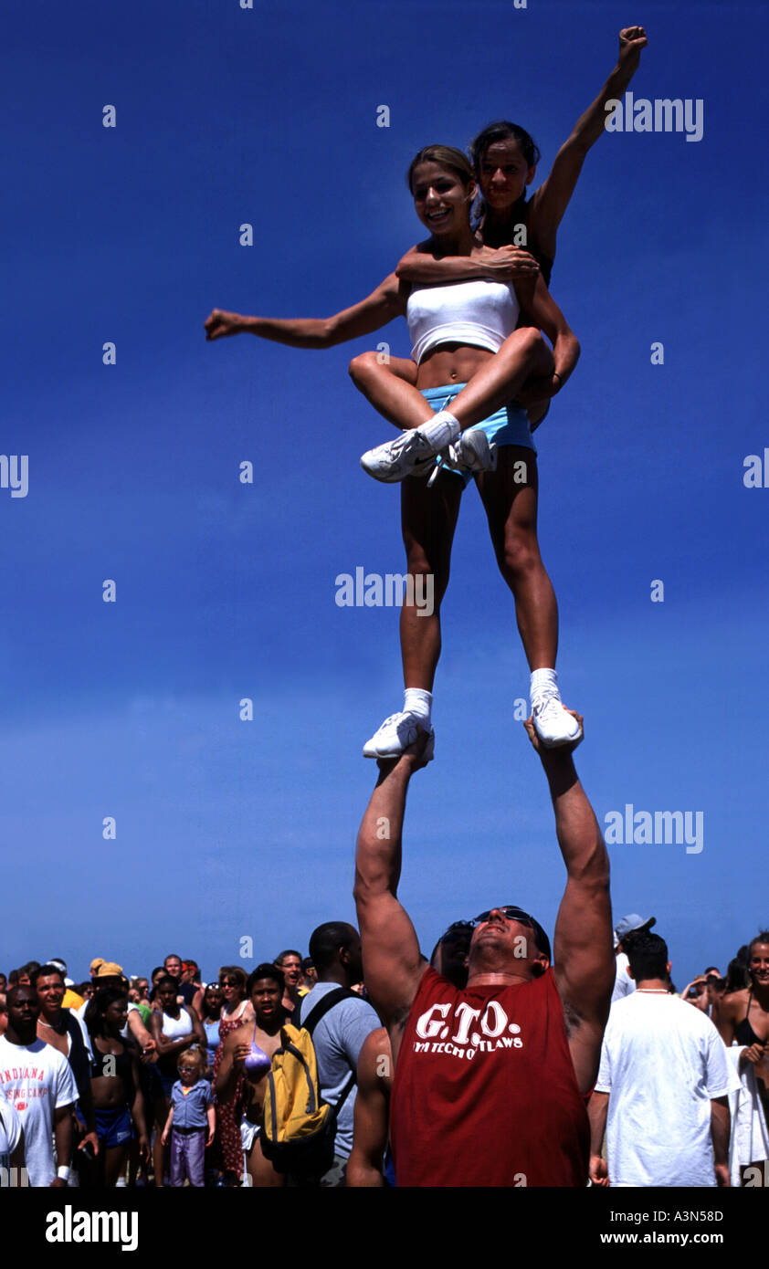 Tutte America Cheerleading campionati. Daytona Beach. Florida, Stati Uniti d'America. Foto Stock