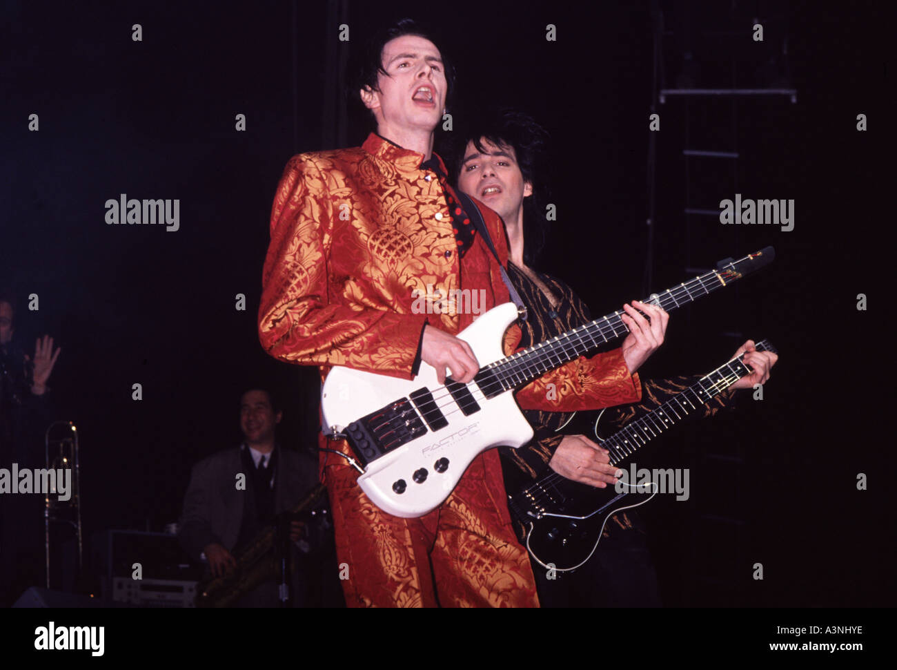 DURAN DURAN UK pop band con John Taylor Foto Stock