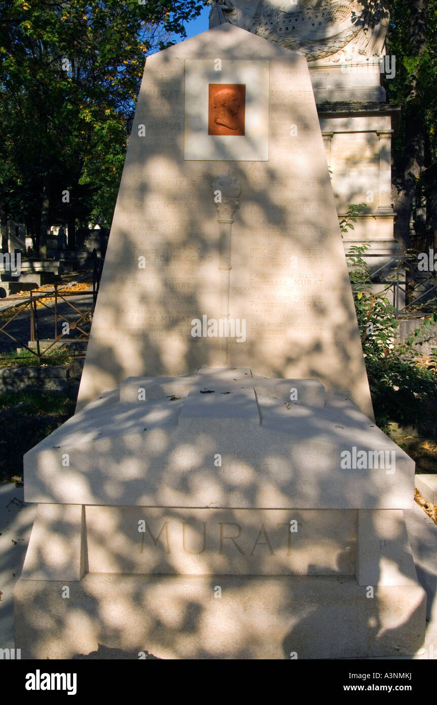 Tomba di Gioacchino Murat / Parigi Foto Stock