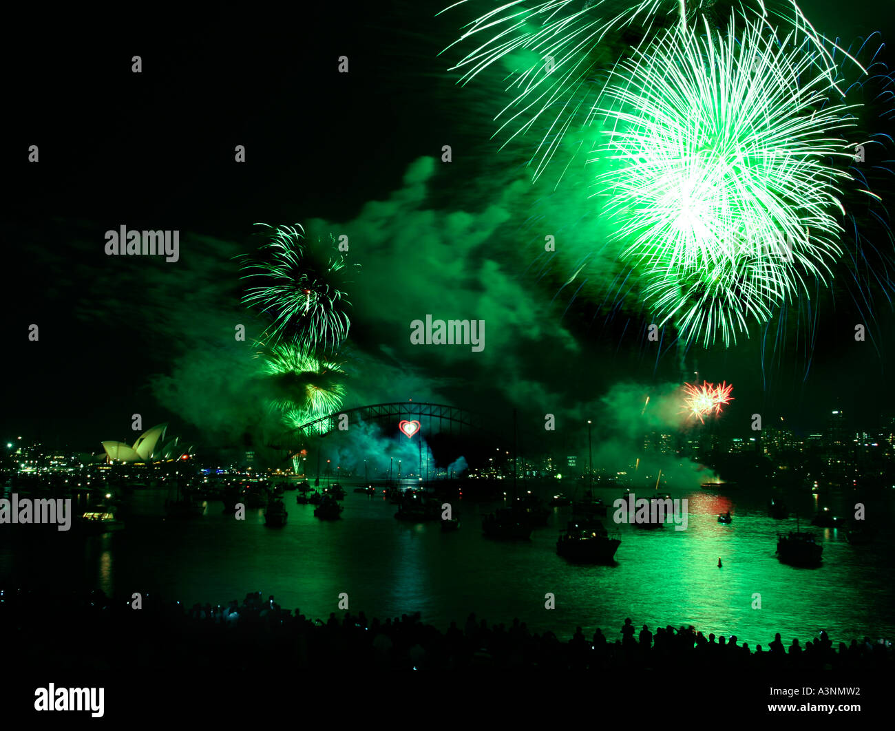 Il veglione di Capodanno Sydney Foto Stock