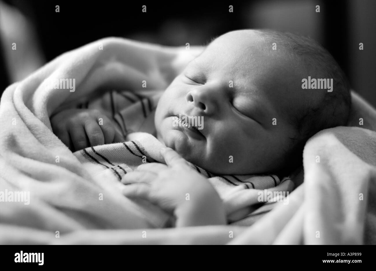Bambino che dorme Foto Stock