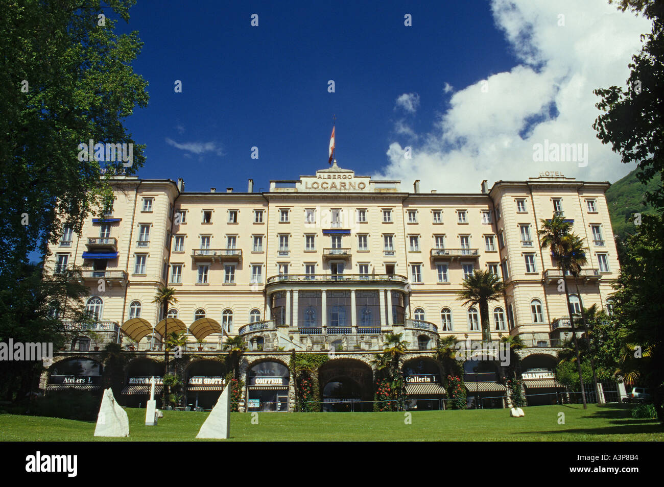 Svizzera Locarno Albergo Locarno Foto Stock