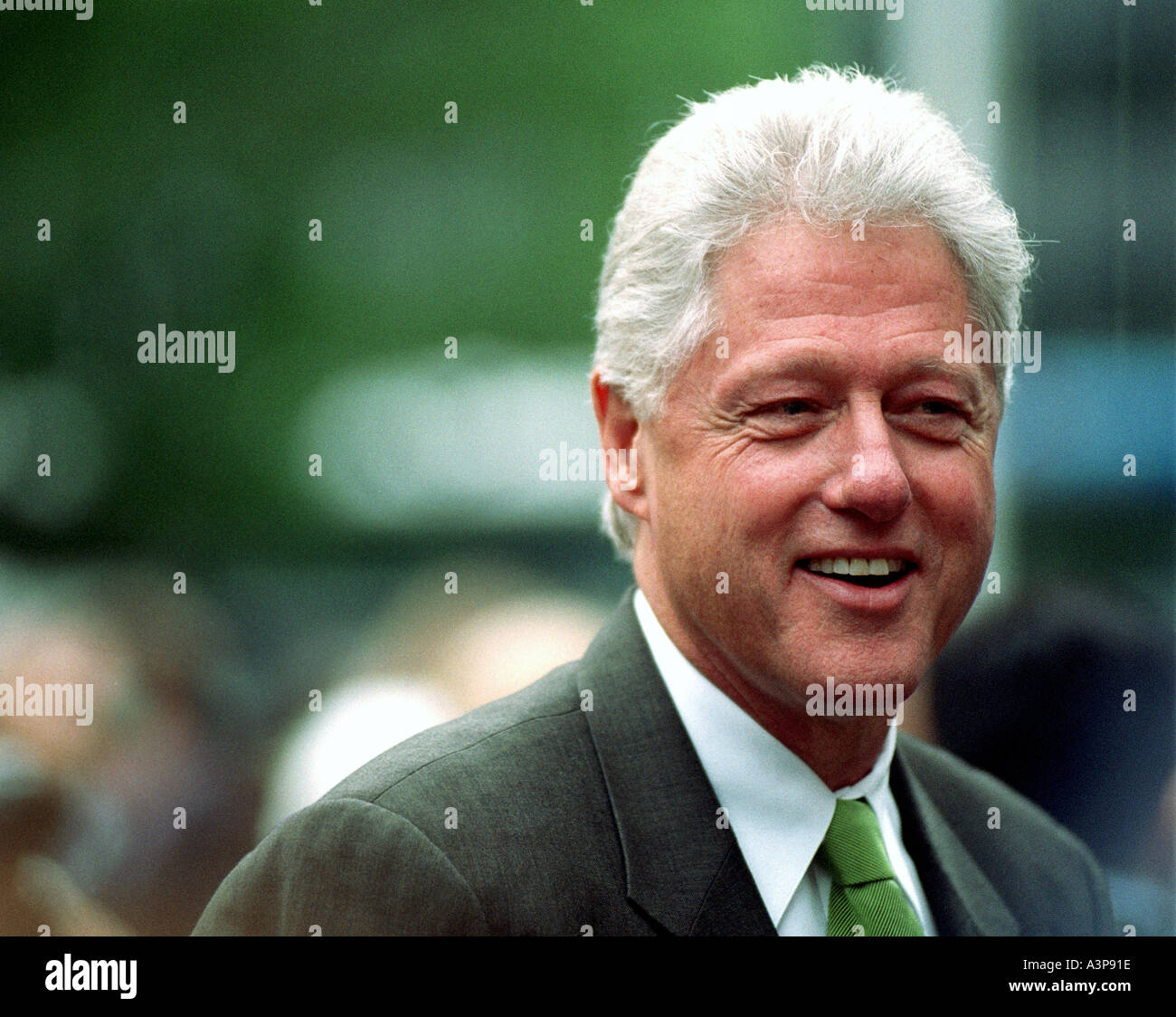 Ex Presidente degli Stati Uniti Bill Clinton durante la cerimonia di apertura per il Tribeca Film Festival Foto Stock