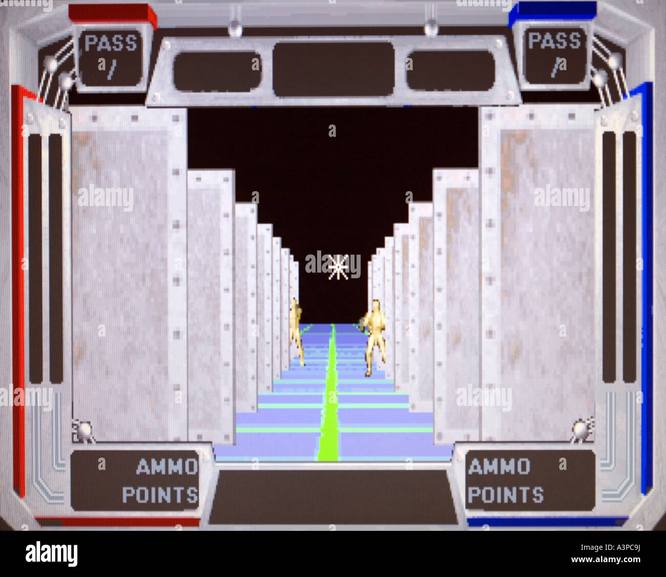 Trainer di polizia P P Marketing annata 1997 videogioco arcade screenshot solo uso editoriale Foto Stock