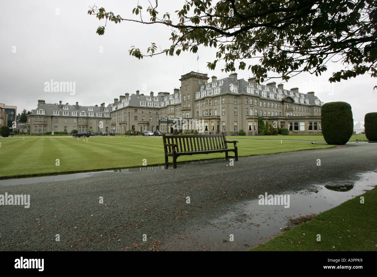 Gleneagles hotel e campo da Golf in Perthshire Scozia. Foto Stock