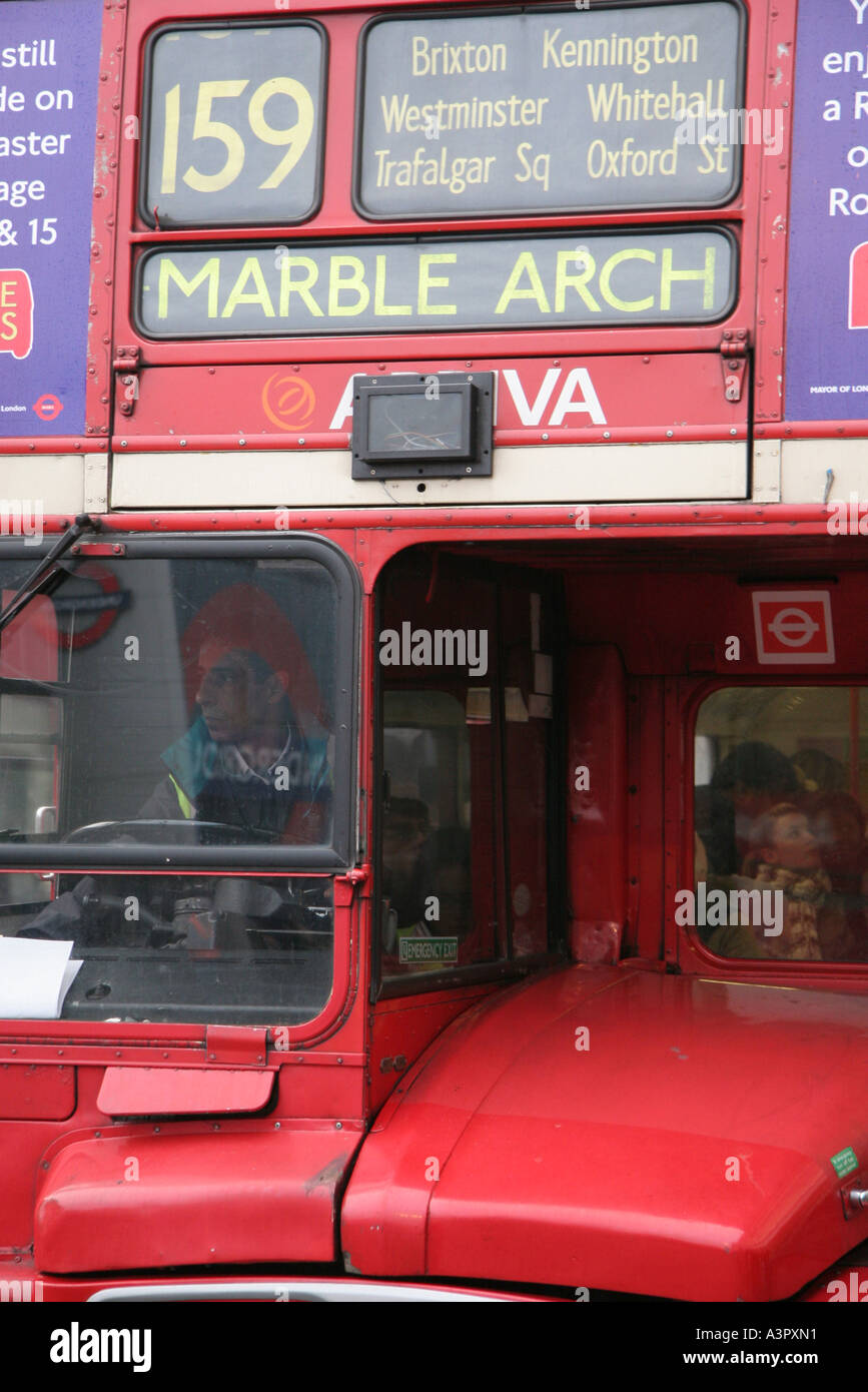 9 dicembre 2005 Londra autobus Routemaster su ultimo giorno di servizio nella capitale Foto Stock