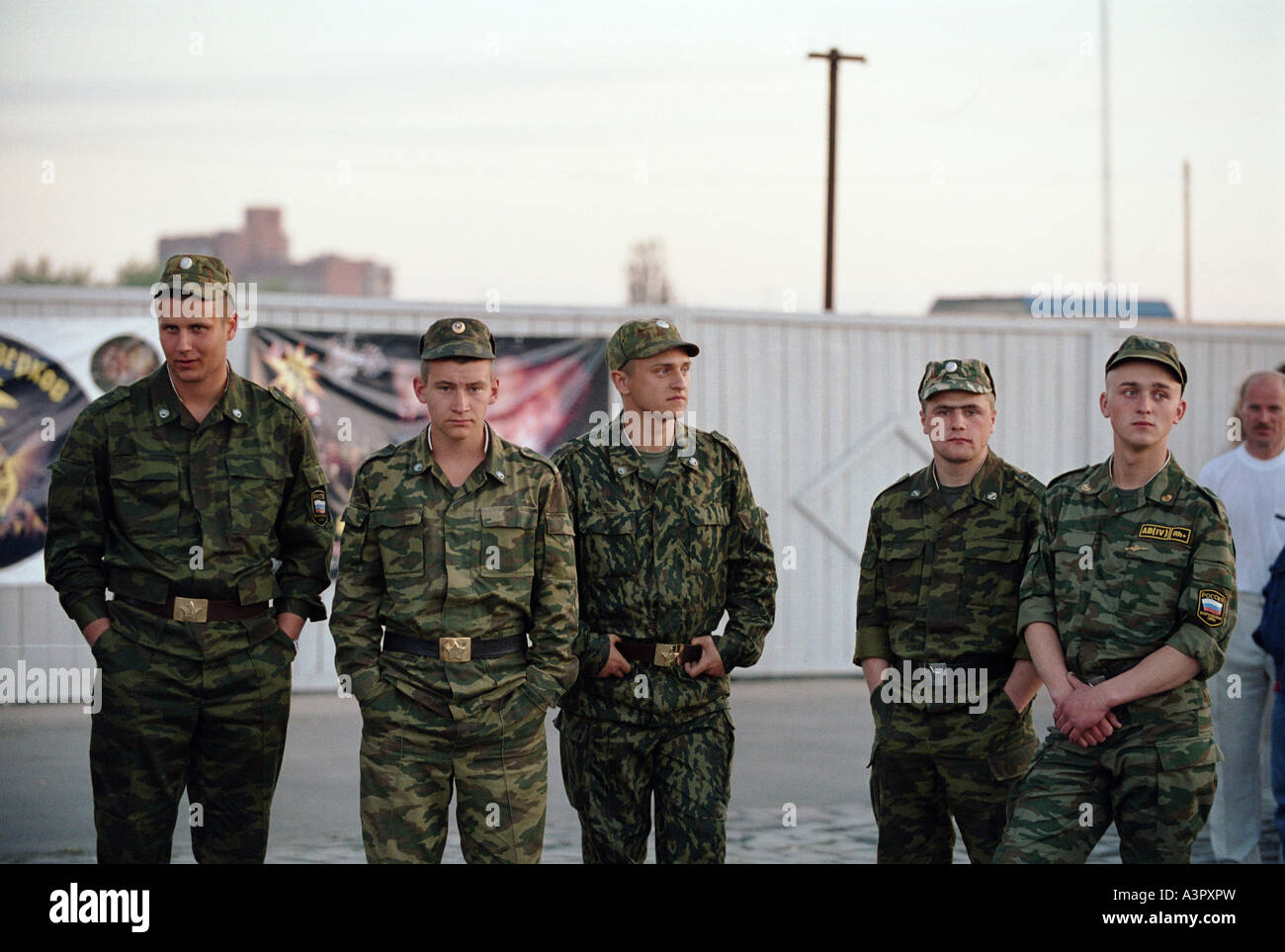 Soldati russi, Kaliningrad, Russia Foto Stock