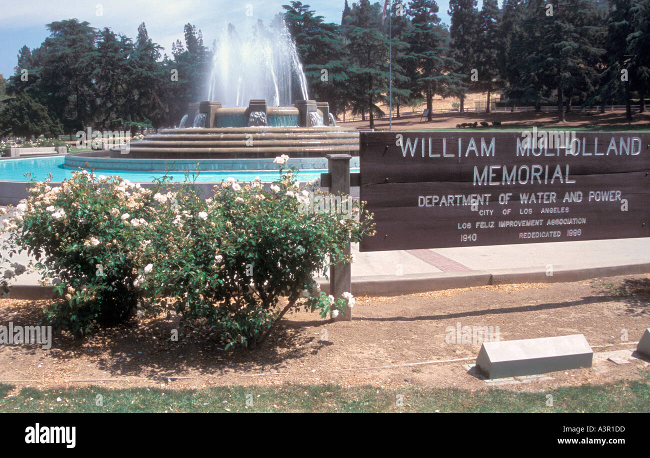 William Mulholland fontana 2 Foto Stock