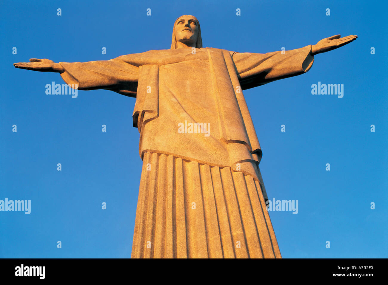 Statua del Cristo di Rio de Janeiro in Brasile Foto Stock
