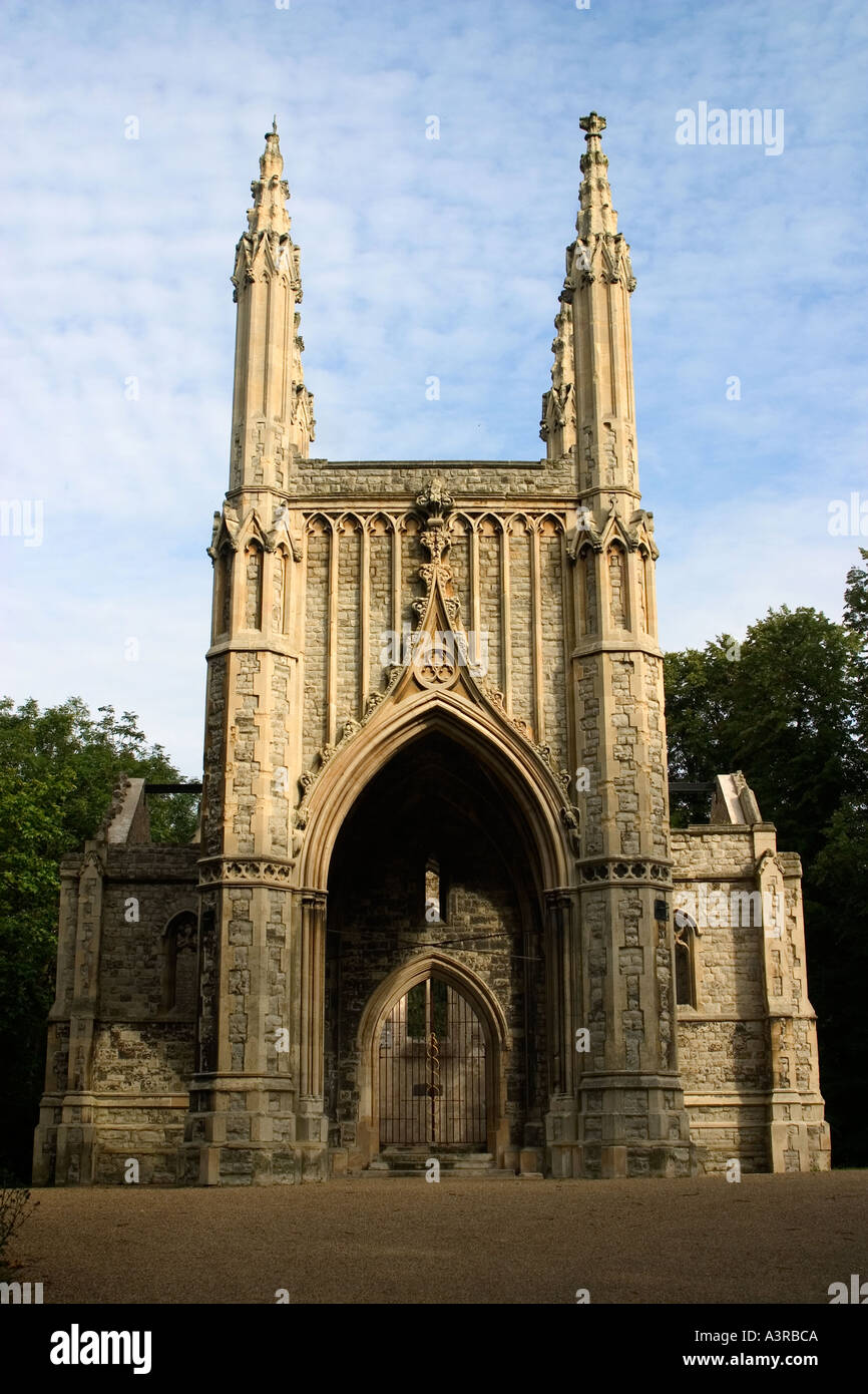 Cappella anglicana cimitero Nunhead Londra Foto Stock