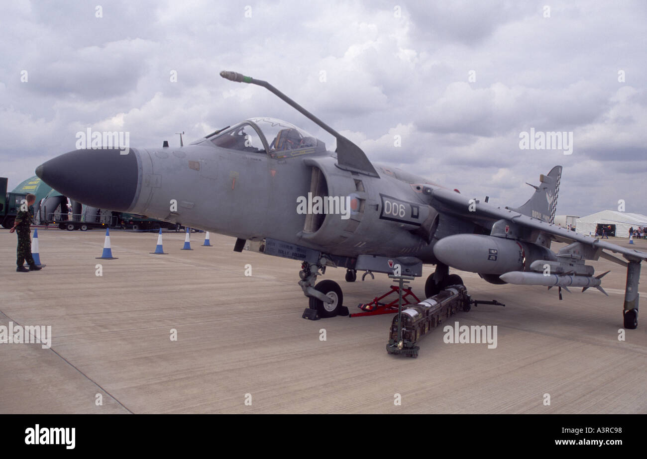 Royal Navy Sea Harrier FA2/VTOL STOVL Jump Jet Fighter . GAV 2003-38 Foto Stock