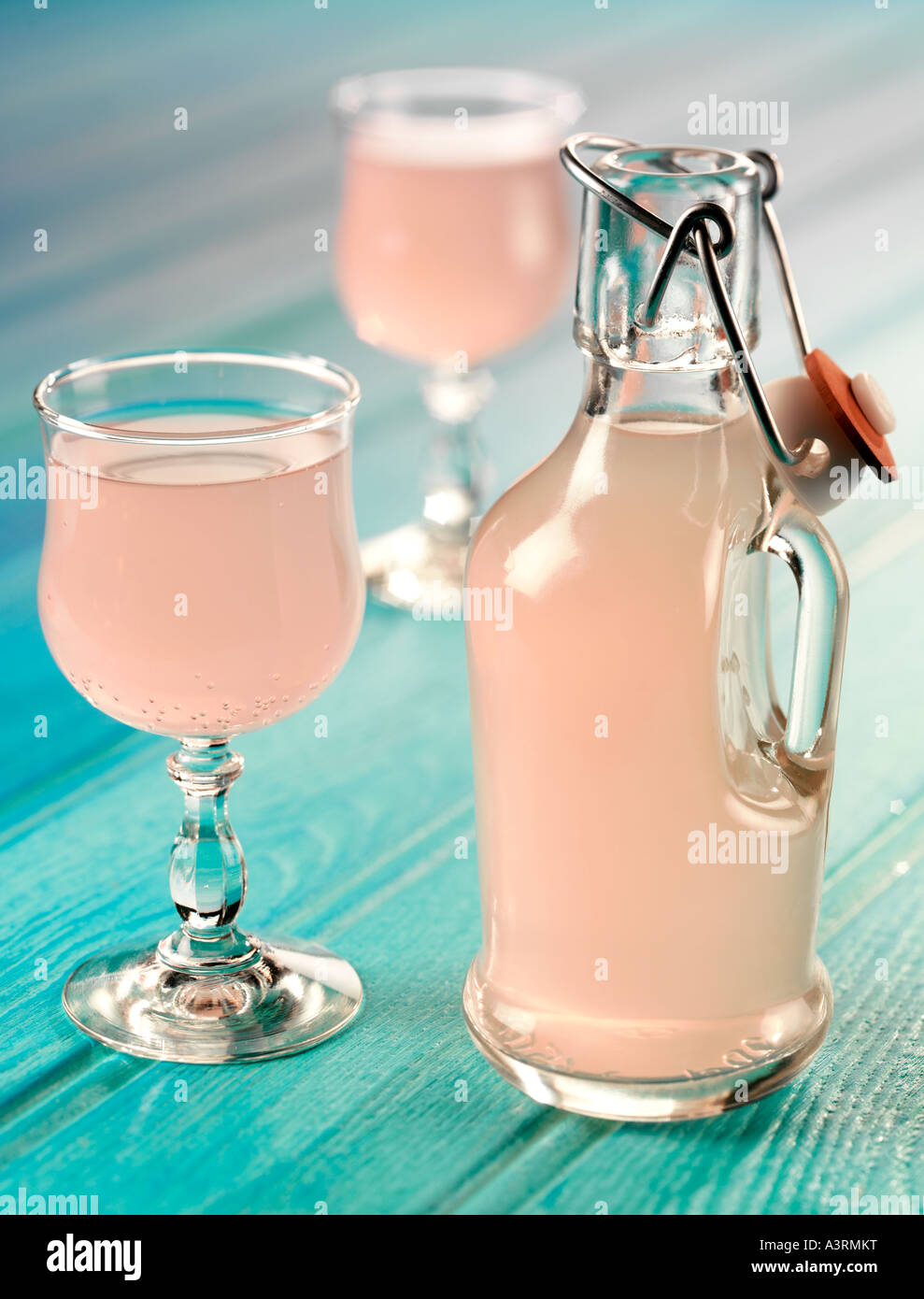 Tradizionale limonata rosa Foto Stock