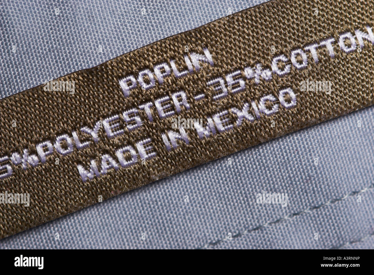 L'uomo shirt realizzato in Messico, venduto negli STATI UNITI D'AMERICA Foto Stock
