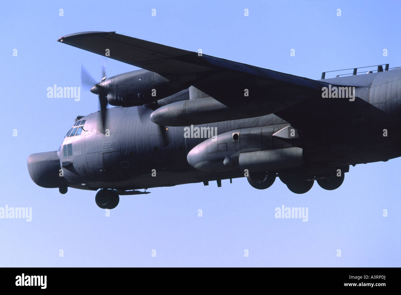 Lockheed MC-130H combattere Taloni azionato da 7 SOS, 352 SOG del USAF il Comando Operazioni Speciali Foto Stock