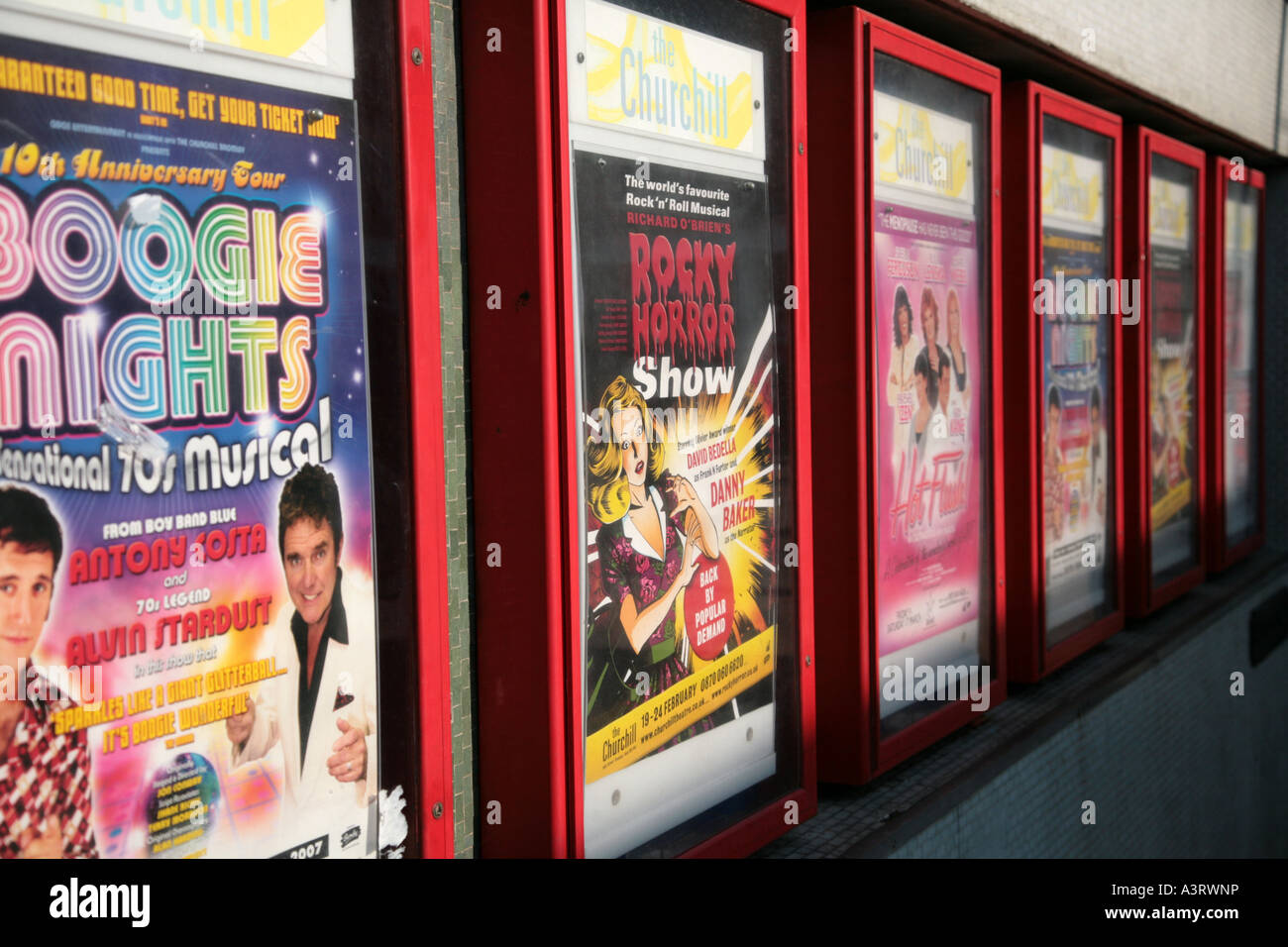 poster teatrali Foto Stock