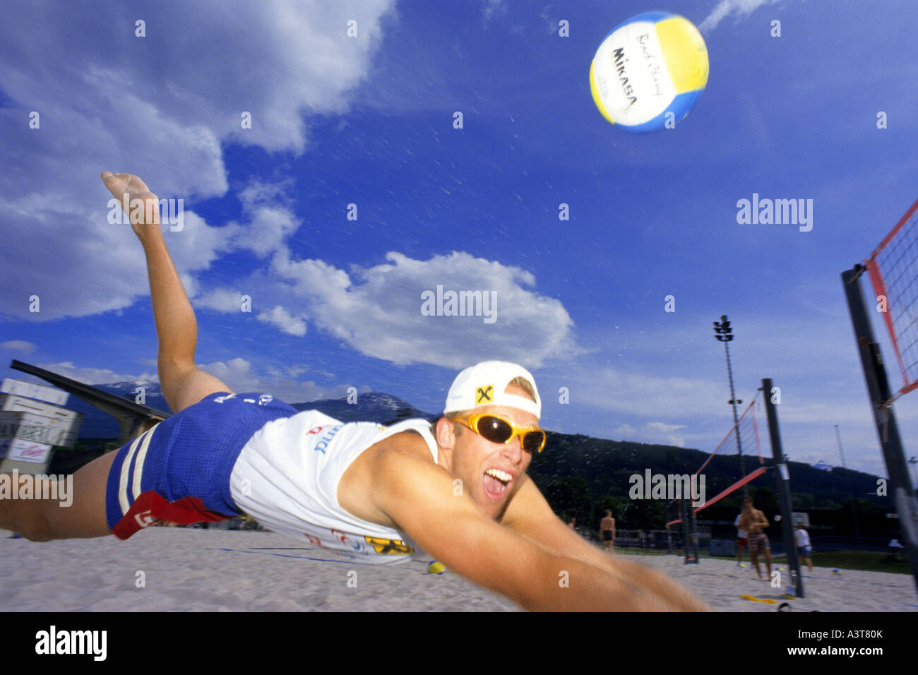 Beach volley Foto Stock