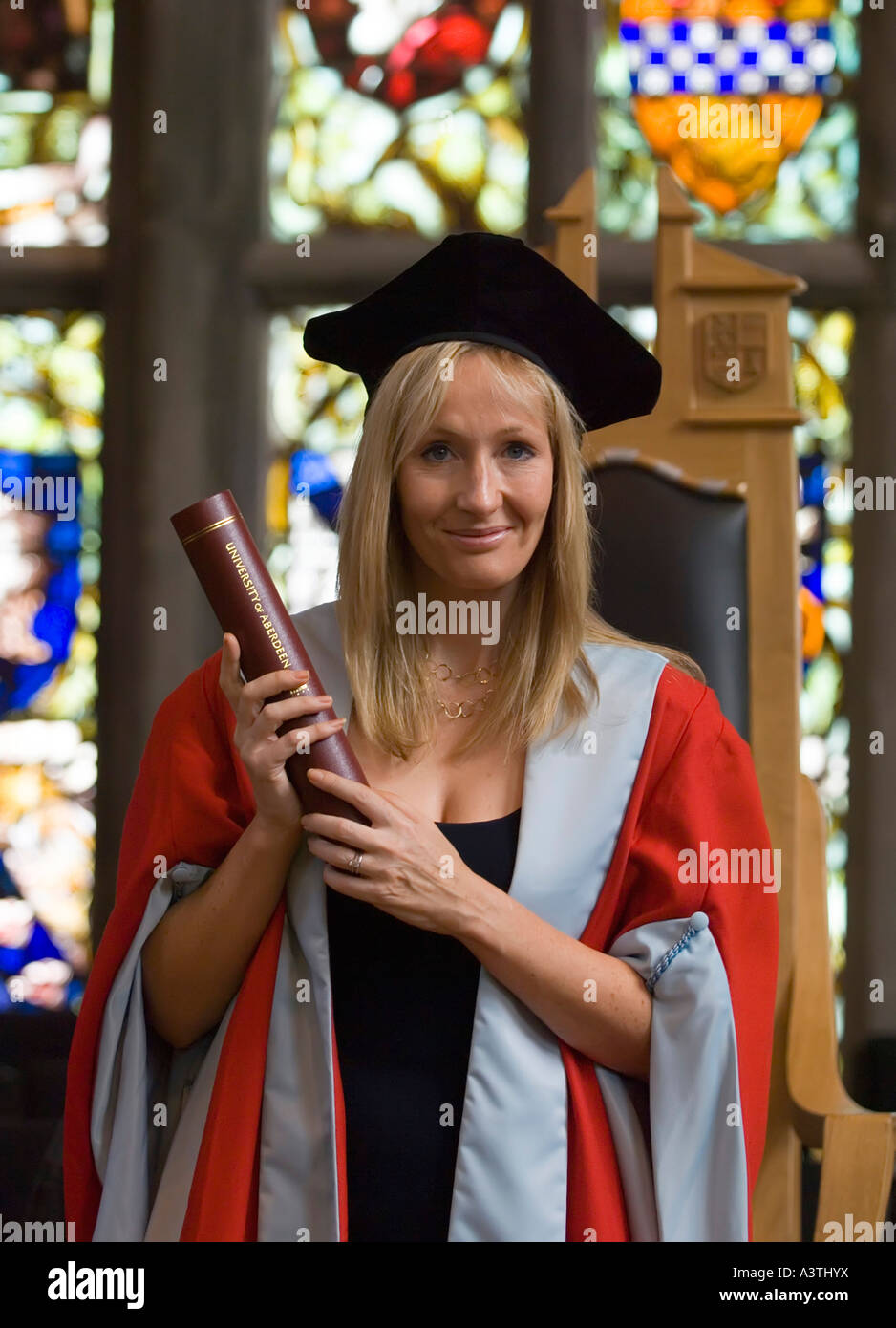 J K Rowling Foto Stock