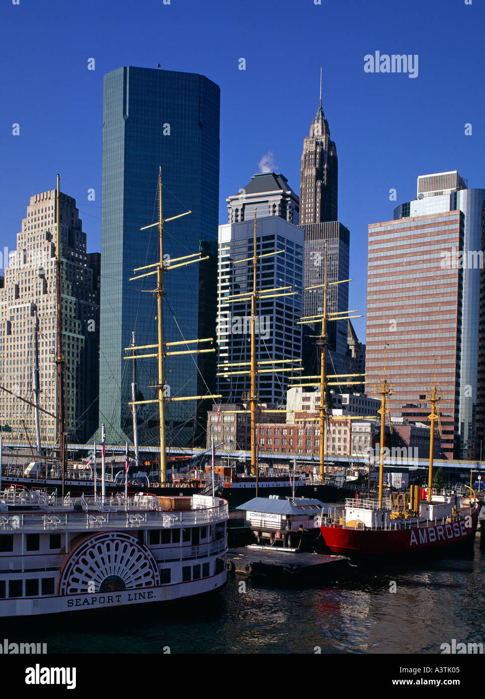 La Strada del sud Porta a Mare, Manhattan, New York, Stati Uniti d'America Foto Stock