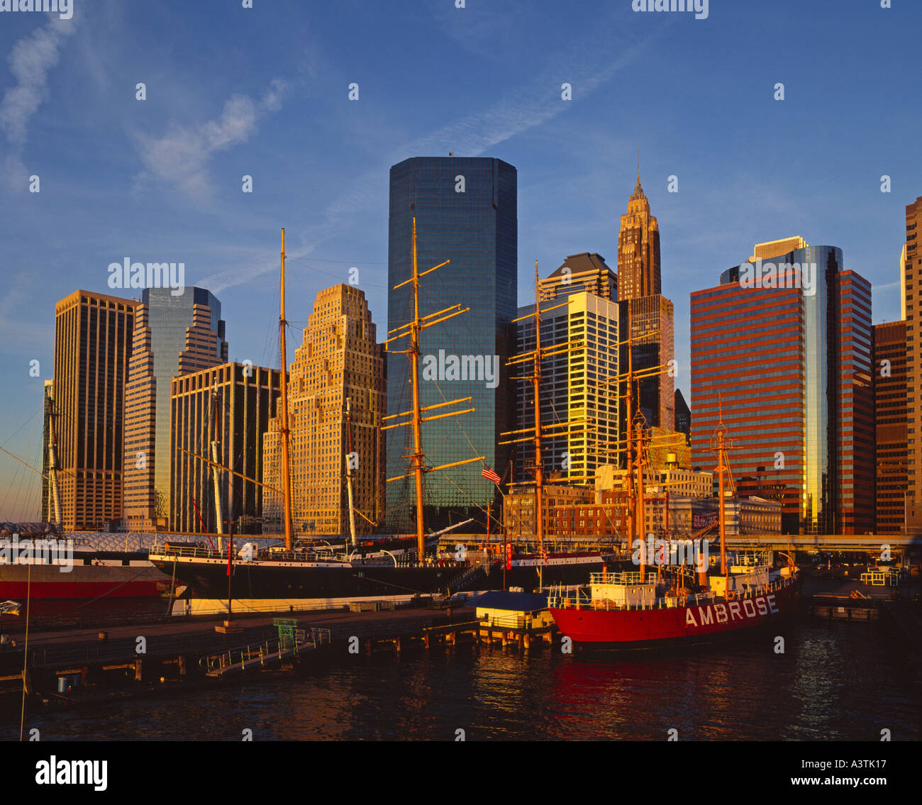 La Strada del sud Porta a Mare, Manhattan, New York, Stati Uniti d'America Foto Stock