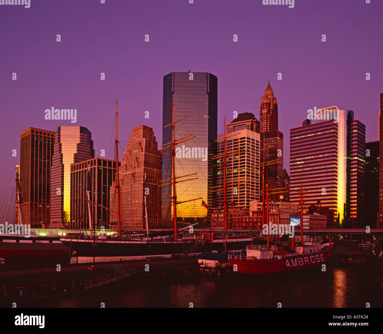 La Strada del sud Porta a Mare, Manhattan, New York, Stati Uniti d'America Foto Stock