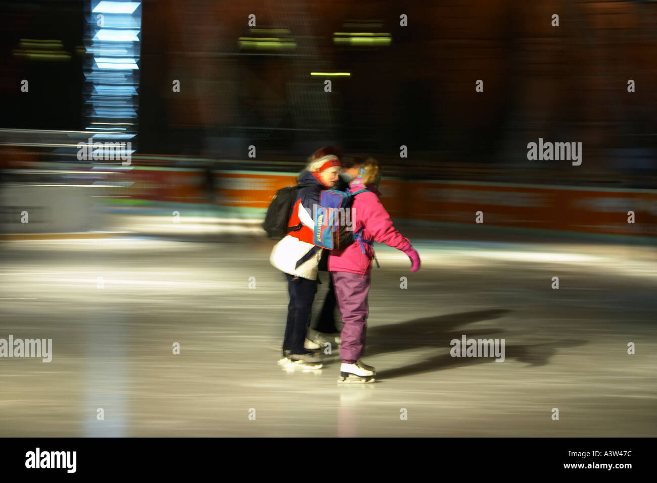 Wiener Eistraum, pattinaggio in Vienna Foto Stock