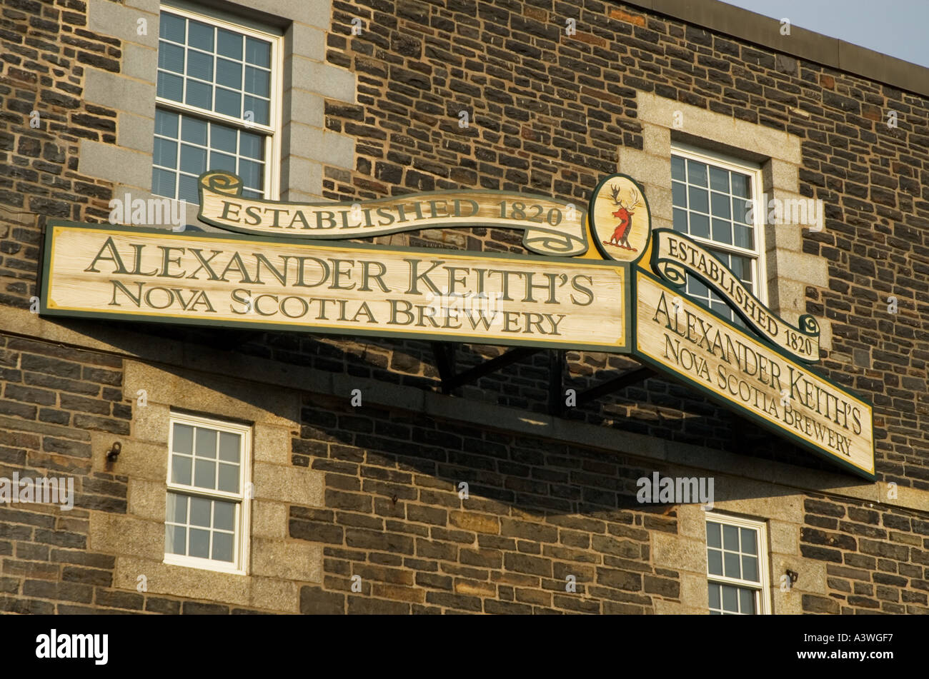 Canada Nova Scotia Halifax Alexander Keith s Brewery segno Foto Stock