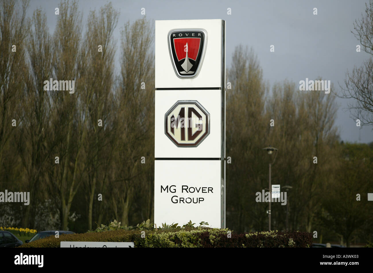 La MG Rover in fabbrica a Longbridge Birmingham REGNO UNITO Foto Stock