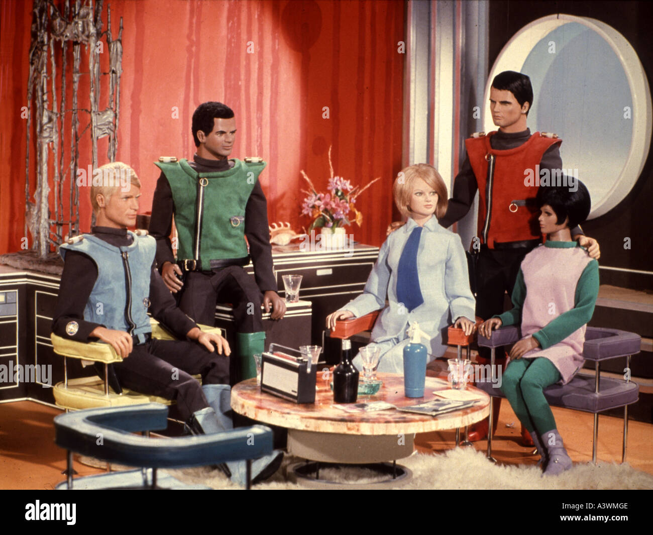 Capitan Scarlet -1967 UK puppet TV serie prodotta da Gerry Anderson Foto Stock