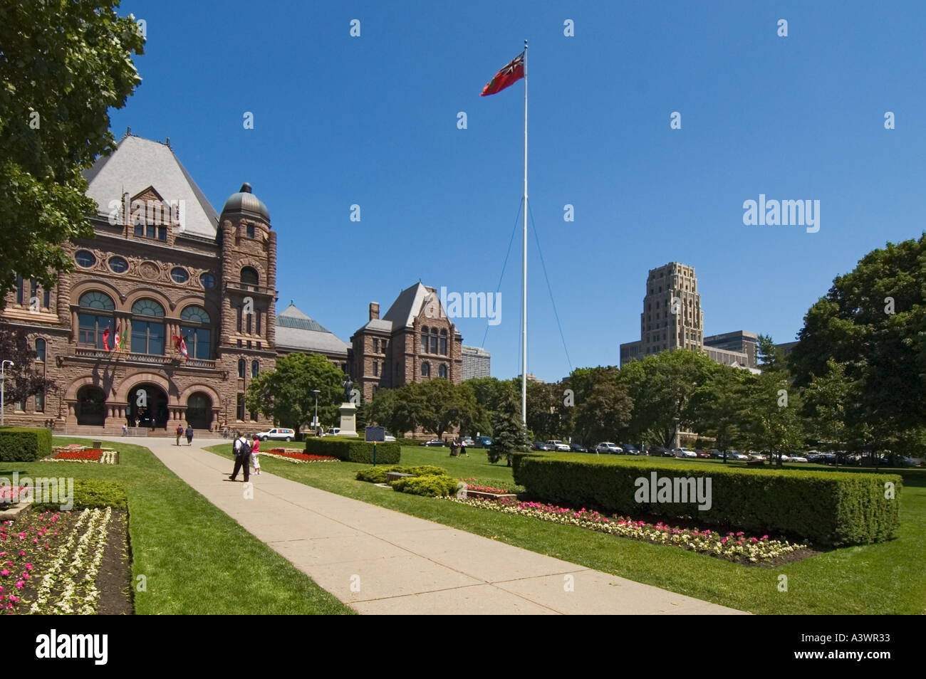 Canada Ontario Toronto Queen s Park Ontario del Palazzo del Parlamento Foto Stock