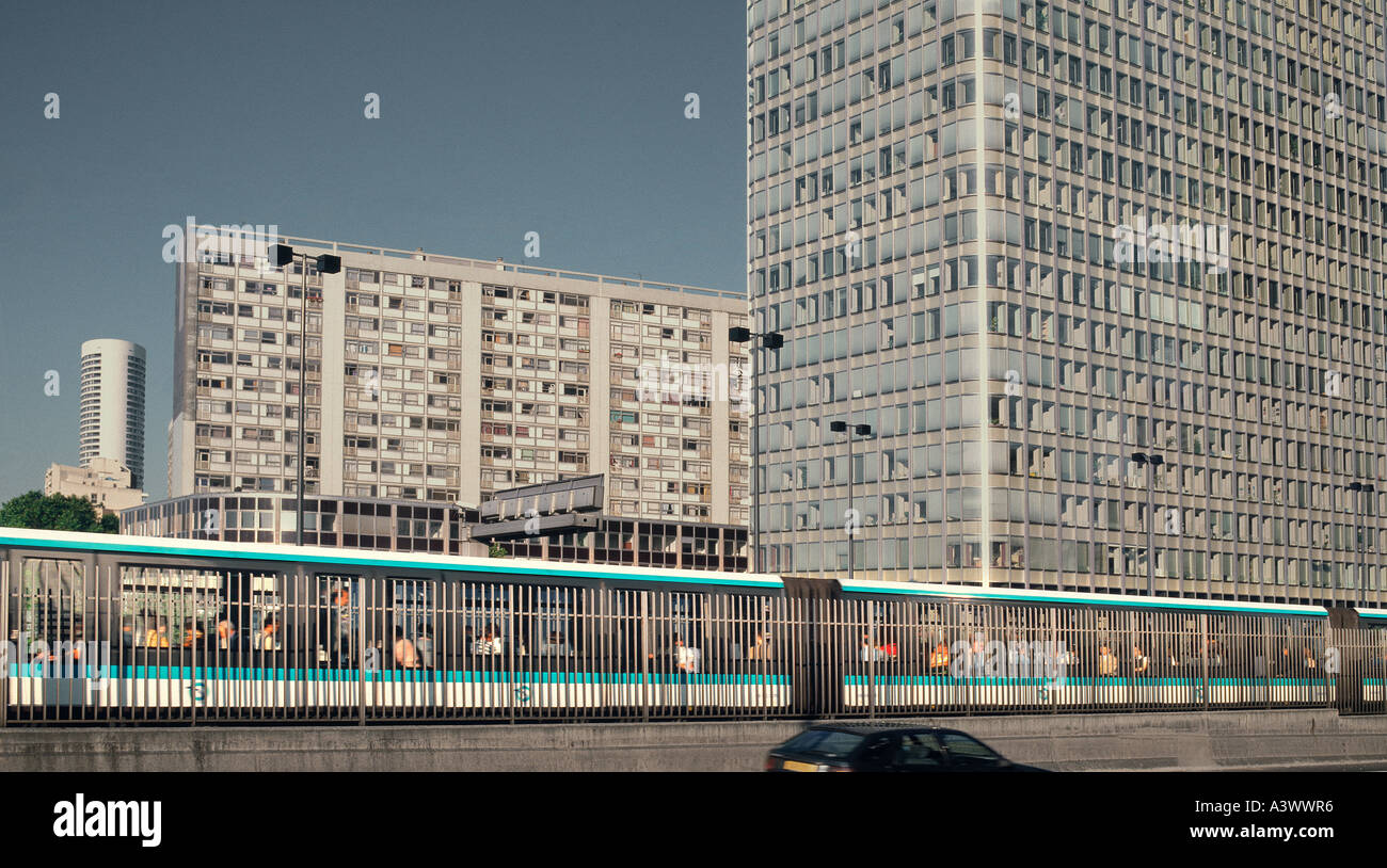 Un altro giorno di lavoro, La Defense, Parigi. Foto Stock