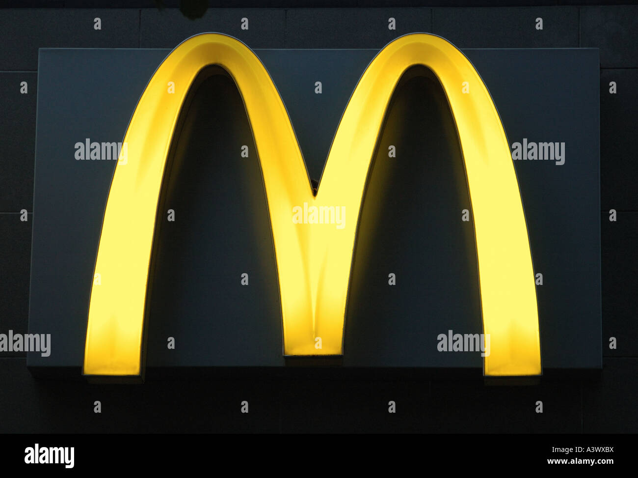 Logo di McDonald ' s Foto Stock