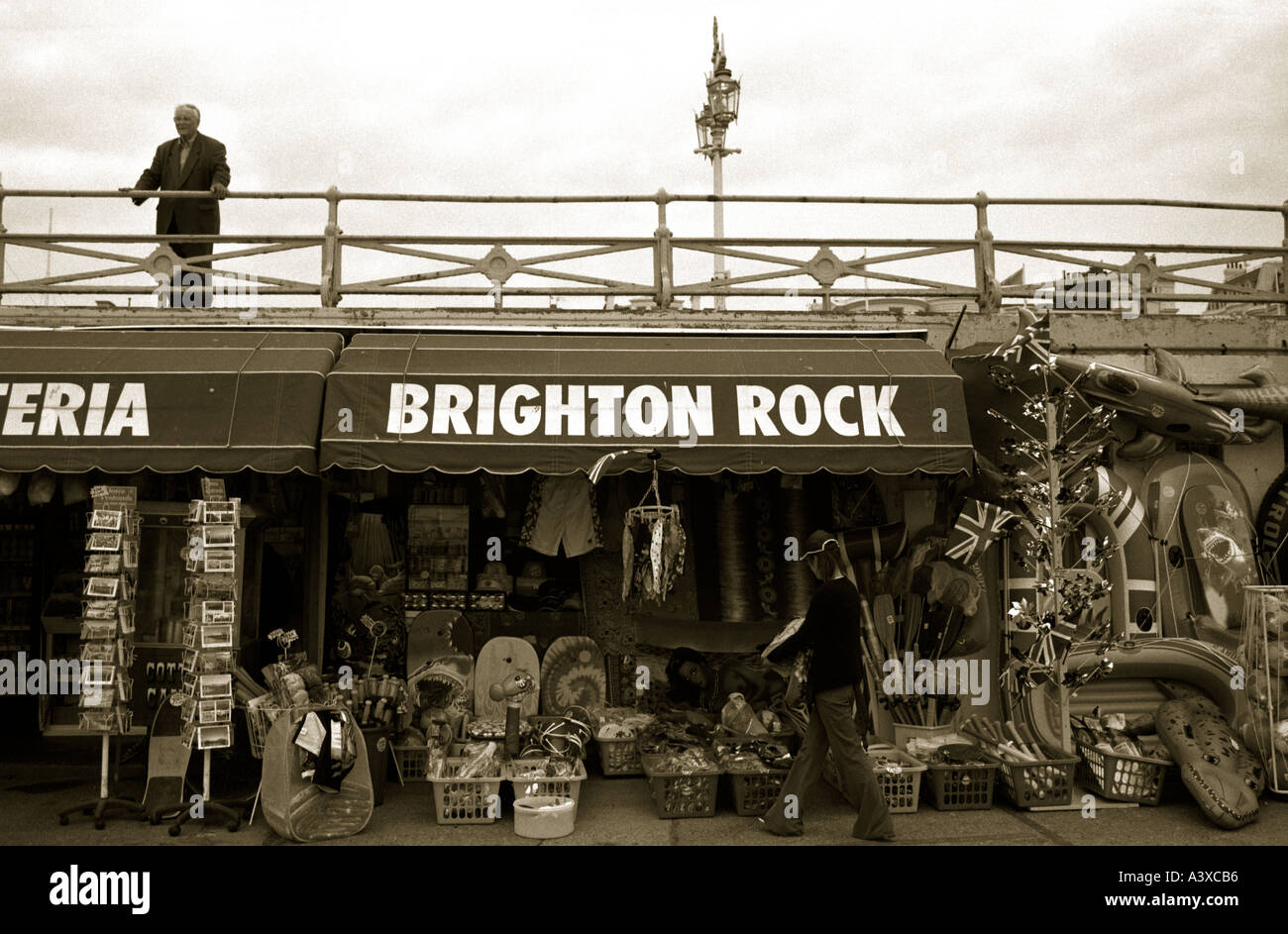 Beach shop a Brighton SUSSEX REGNO UNITO Foto Stock