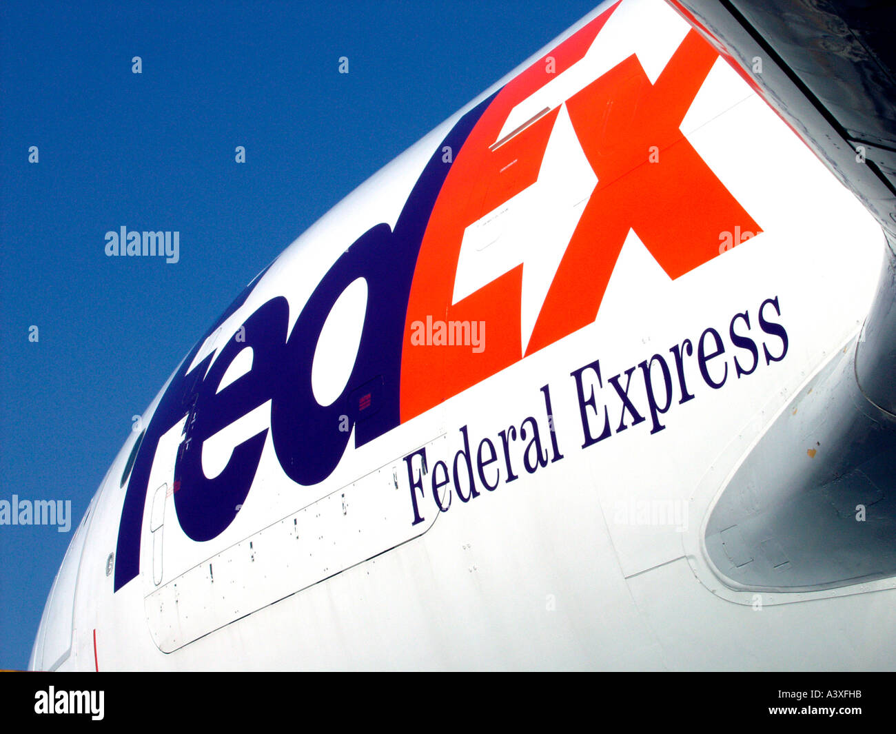 Aeroplano di FedEx Foto Stock