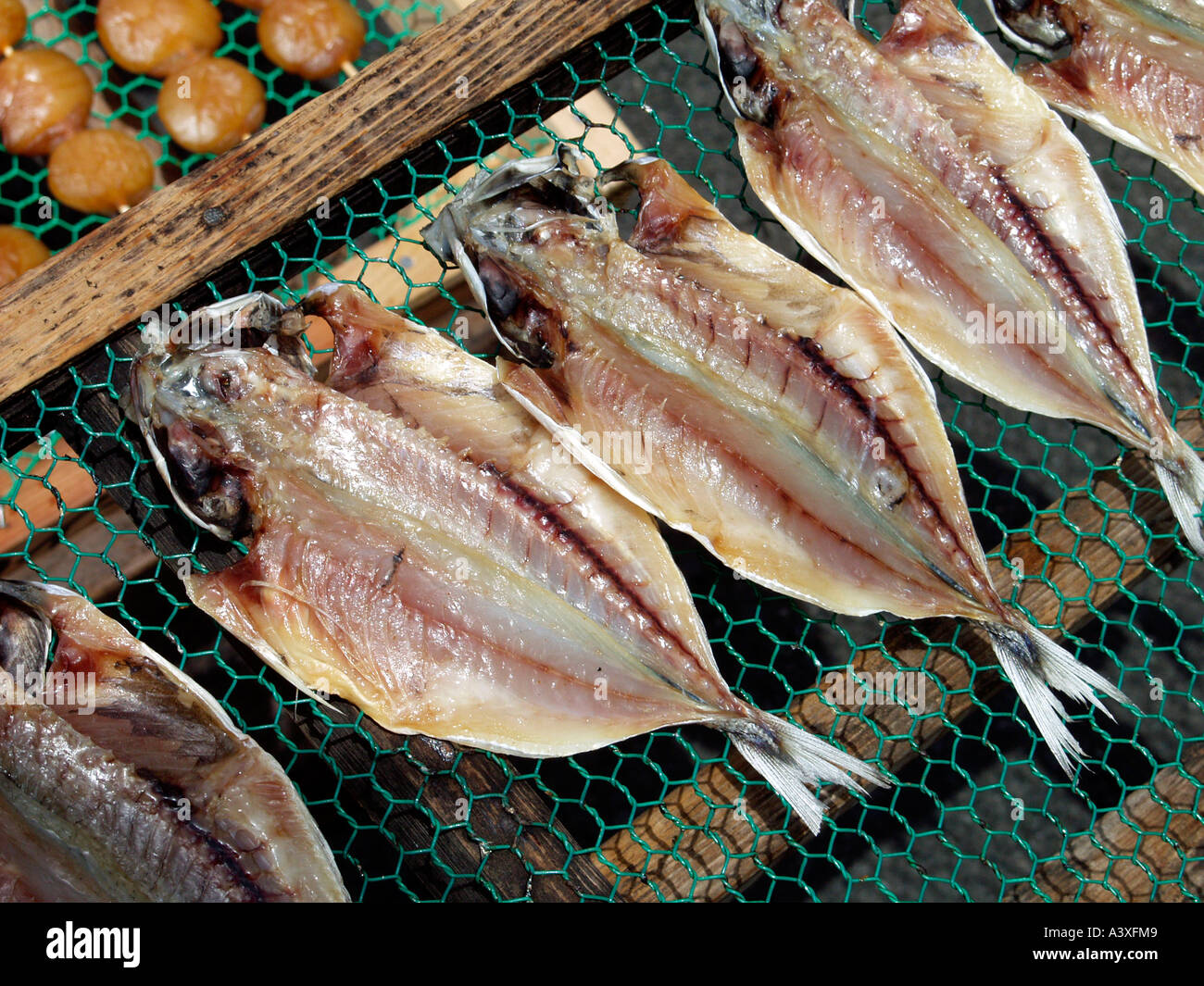 Mercato del pesce in Giappone Foto Stock