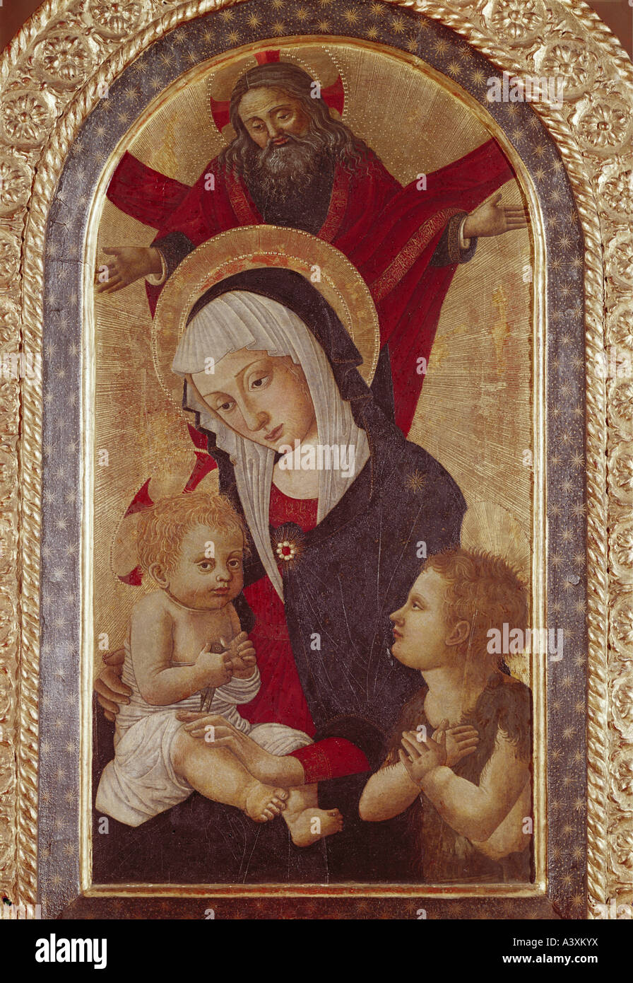 "Belle Arti, Fiorentino, Pier Francesco, (circa 1444 - 1497), la pittura, la "Madonna", Zagabria, storico, storico, Europa, Italia, Foto Stock