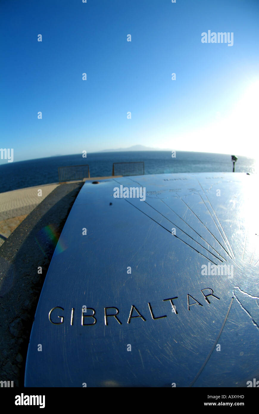 Gibilterra gib Viaggi turismo british spagnolo espana isola città di Gibilterra med mediterraneo europeo Europa CEE UE col colore Foto Stock