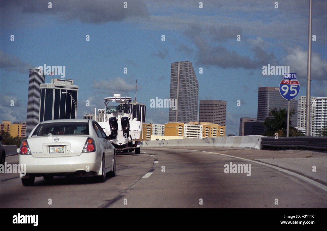 Interstate 95 Foto Stock