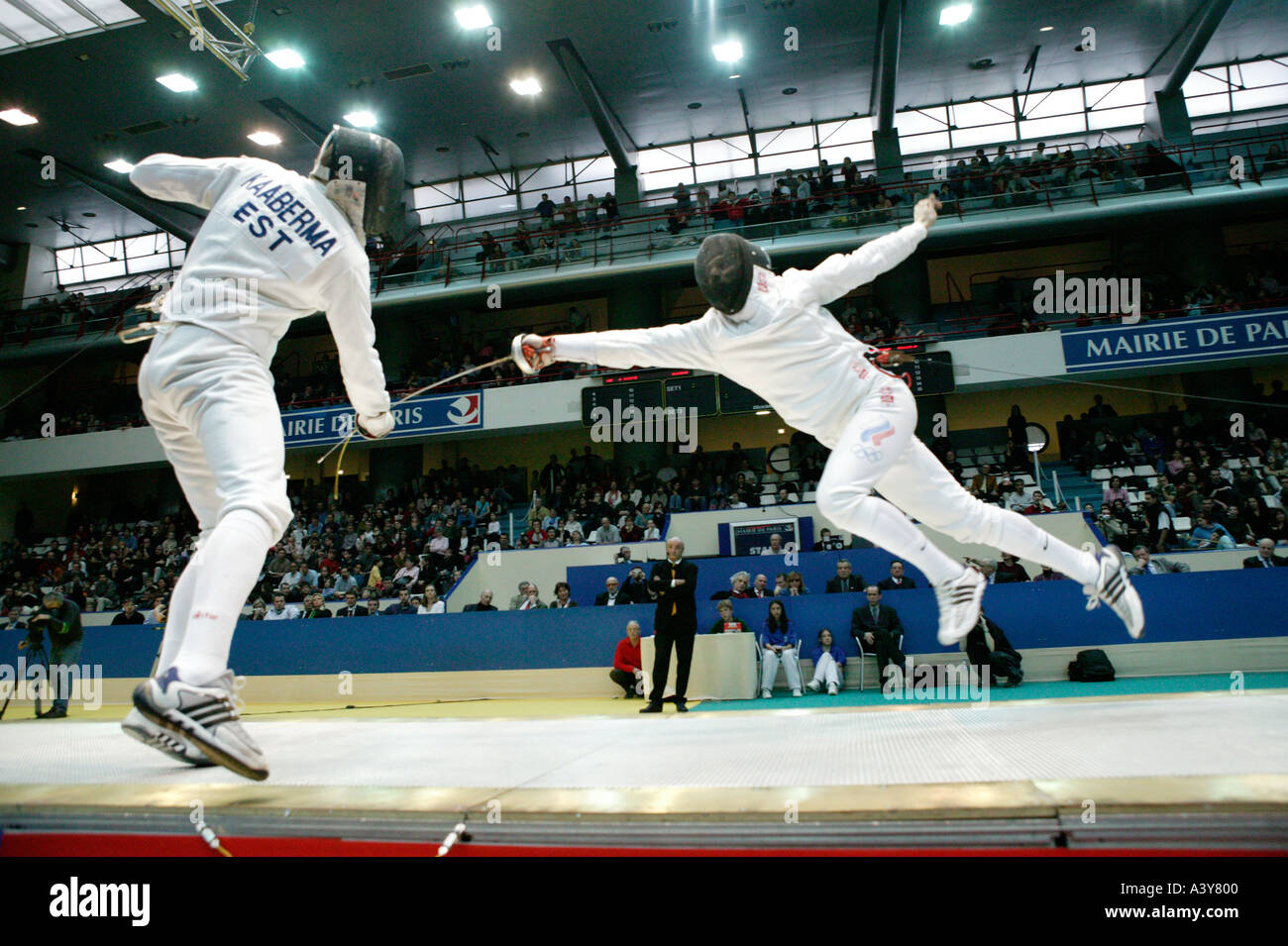 Challenge Monal au Stade Pierre de Coubertin Parigi Francia samedi 13 mars 2004 Foto Stock