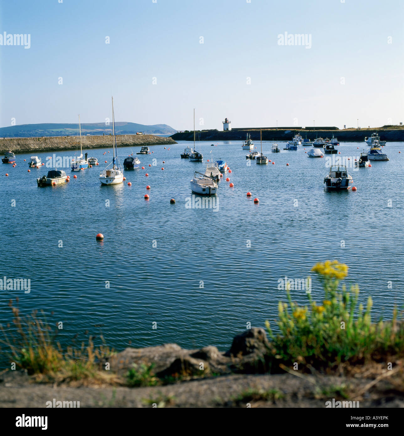 Burry Port Harbour, Carmarthenshire, South Wales, Regno Unito Foto Stock