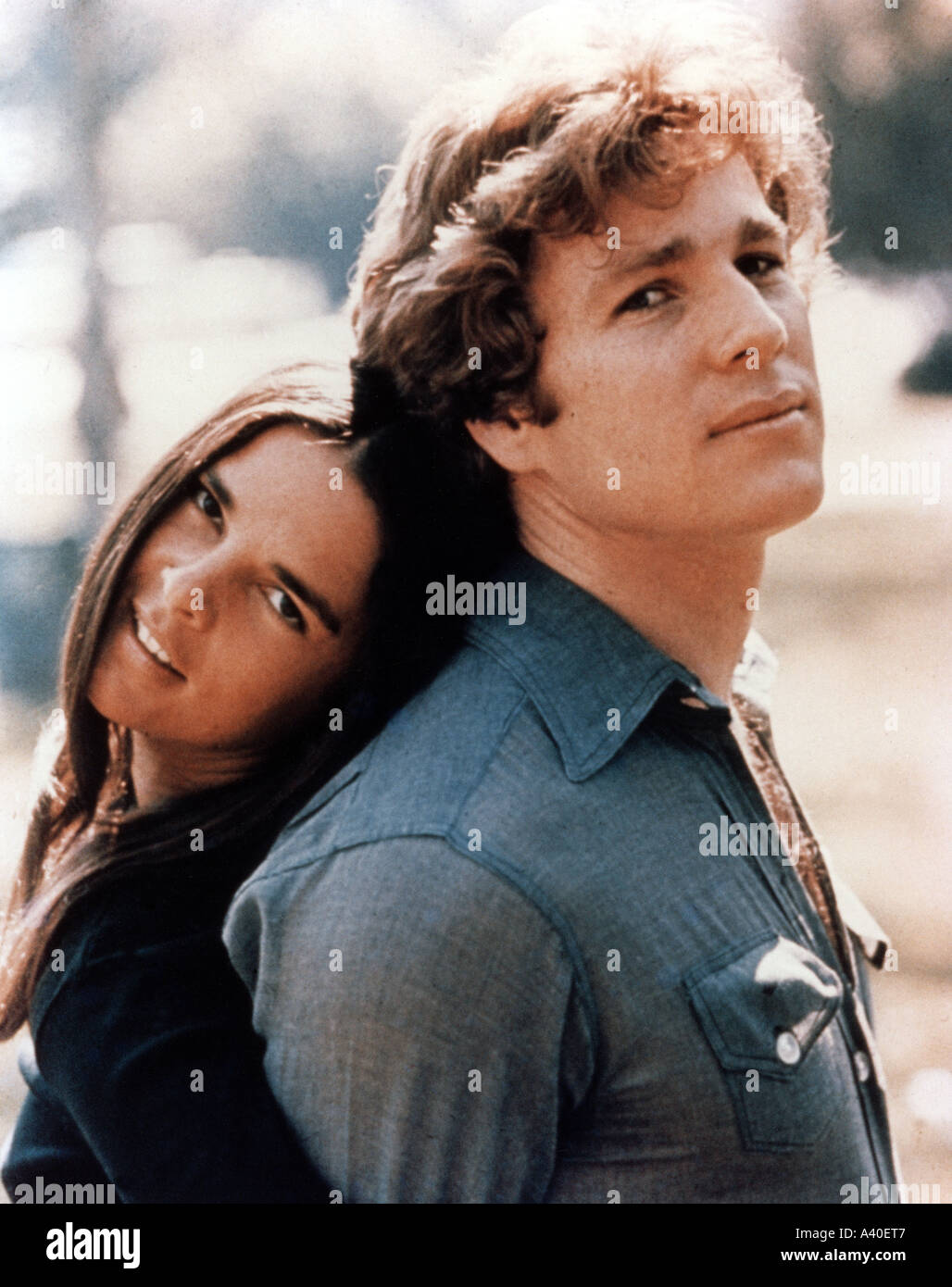 Una storia di amore Ali MacGraw e Ryan O'Neal nel 1970 film di Paramount Foto Stock
