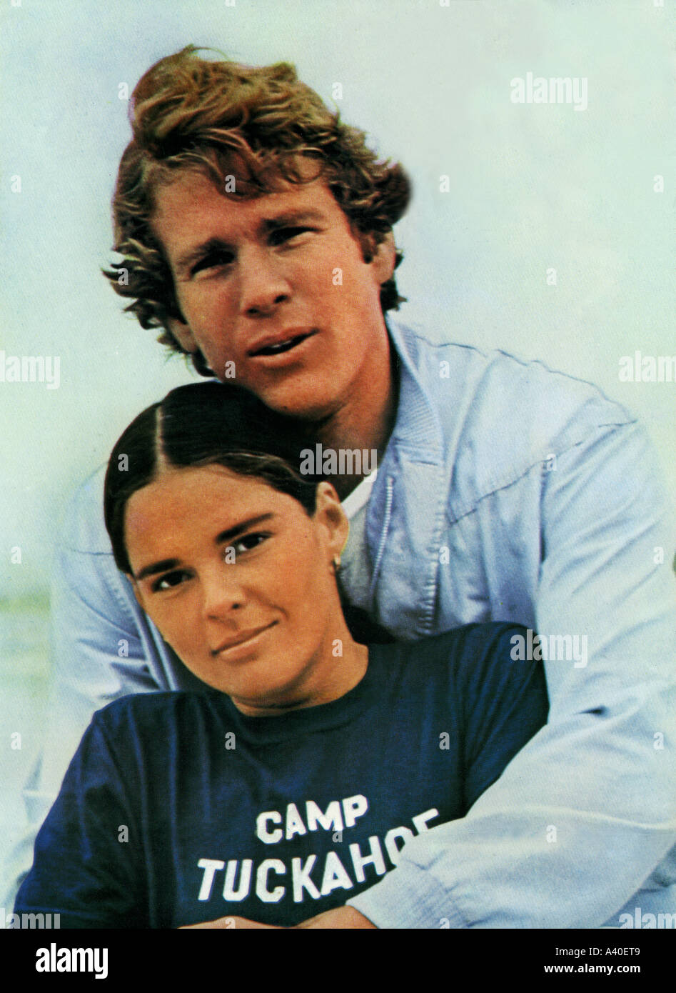 Una storia di amore Ali MacGraw e Ryan O'Neal nel 1970 film di Paramount Foto Stock