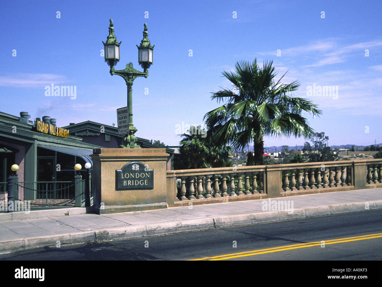 London Bridge Lake Havasu City Arizona USA Foto Stock