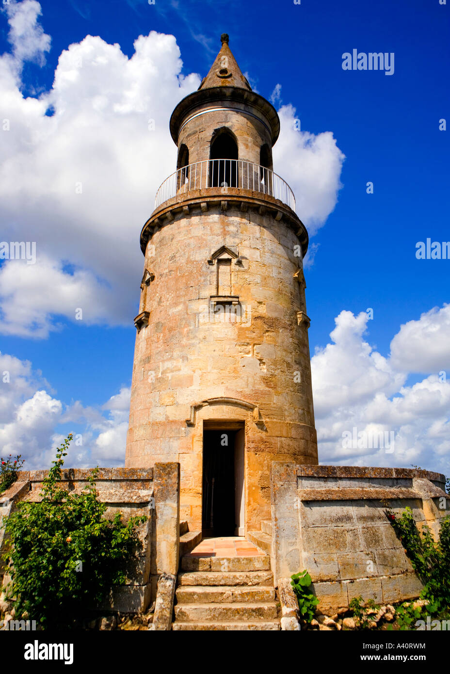 Torre di 'Chateau la Tour de dall', "Bordeaux", Francia Foto Stock