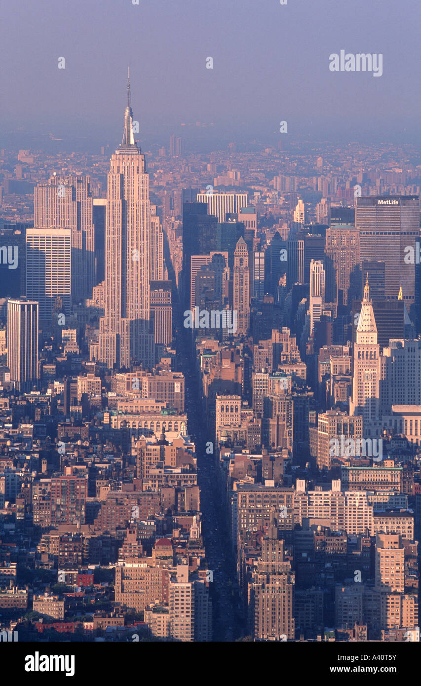 Empire State Building Manhattan New York City USA Foto Stock