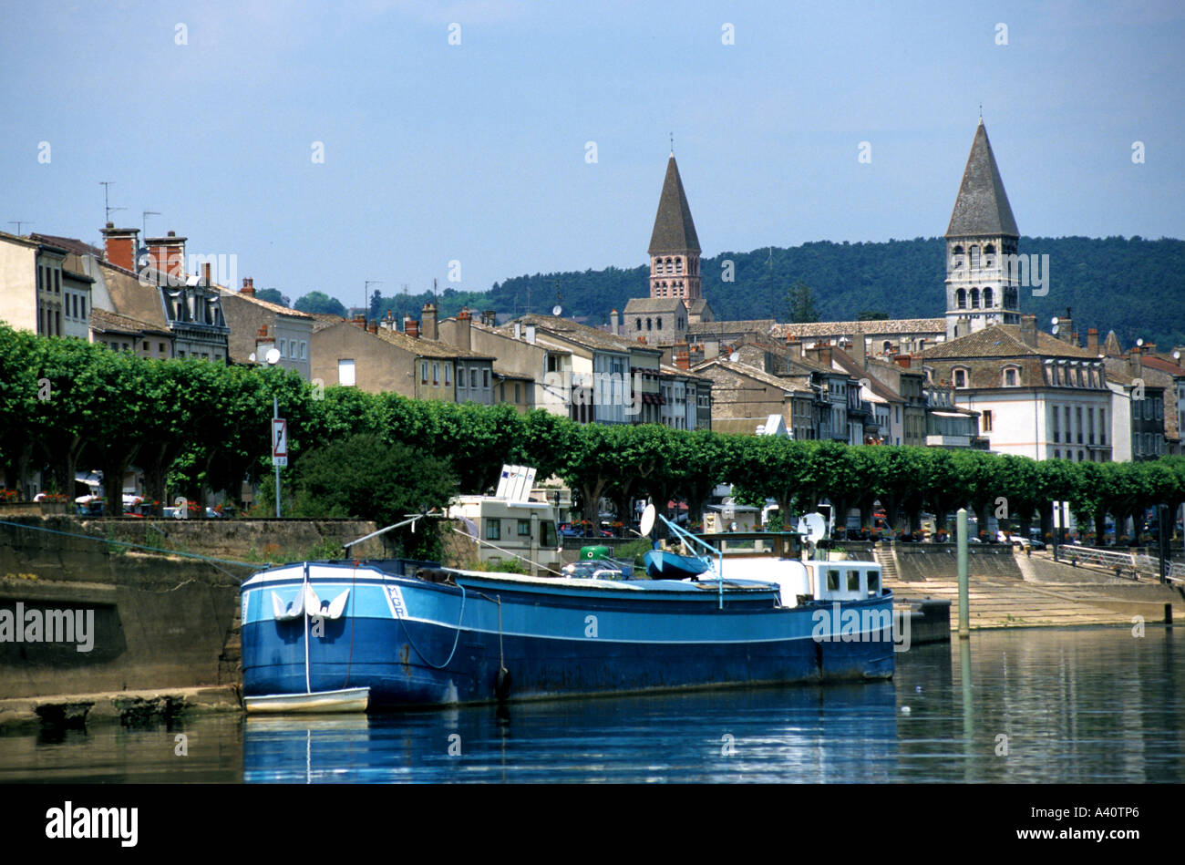 Lione Francia - Francese town city Rhone Saone Foto Stock