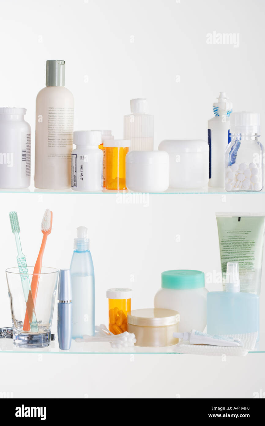 Ancora in vita di armadietto dei medicinali Foto Stock