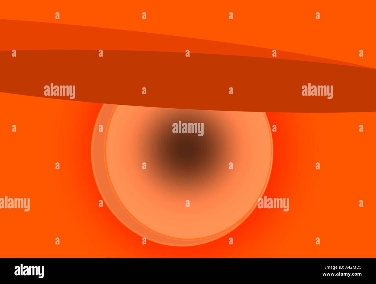Abstract impressioni semplice occhio pagina titolo Foto Stock