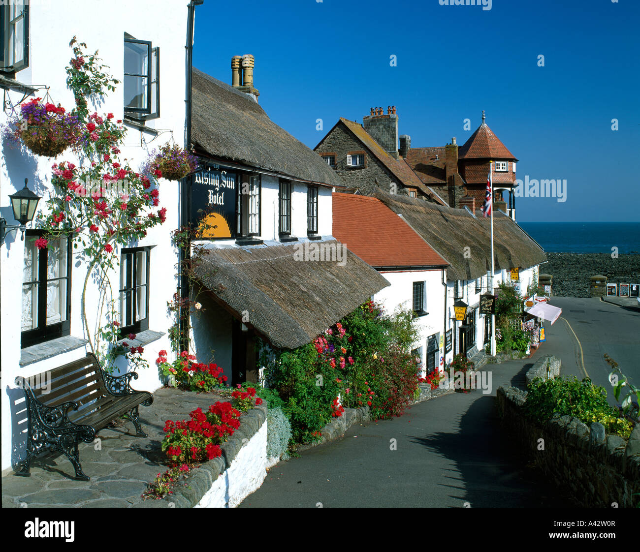 Mars Hill Lynmouth Devon England Regno Unito Foto Stock