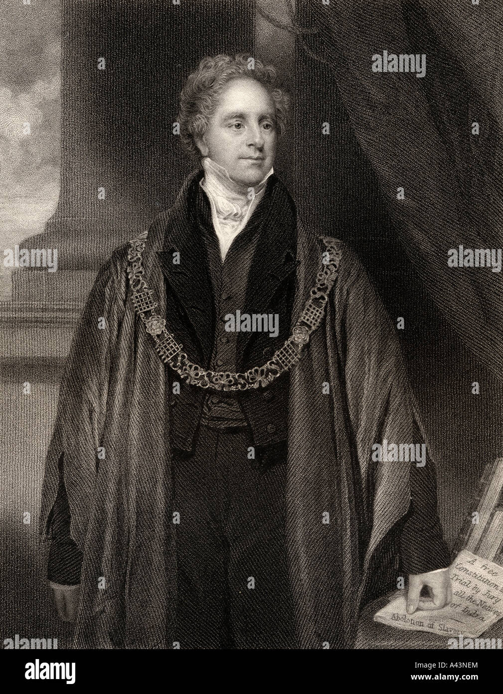 Sir Alexander Johnston, 1775 - 1849. Giudice e riformatore del governo a Ceylon. Foto Stock