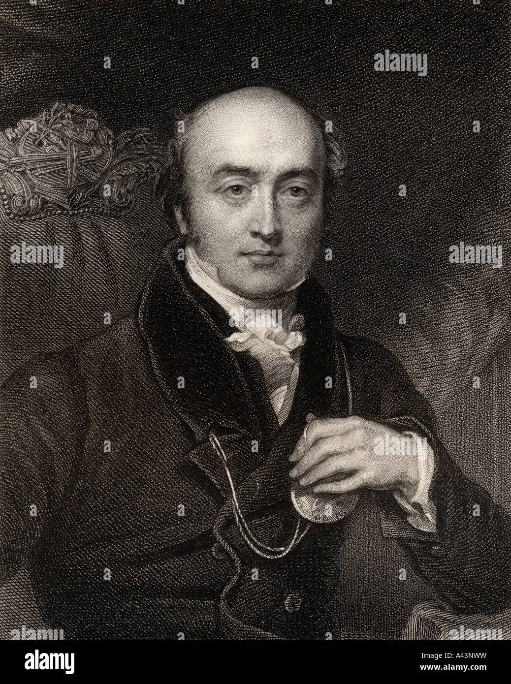 Sir Thomas Lawrence, 1769-1830. Ritratto inglese. Collezionista e presidente della Royal Academy. Foto Stock